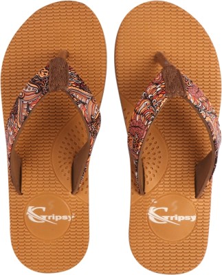 PRIKSH FOOTWEAR Men Flip Flops(Beige , 6)