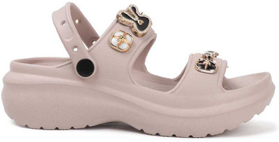 Snuggo Women Flip Flops(Beige , 5)