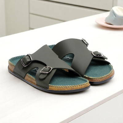 Hilux Men Slides(Olive, Blue , 8)