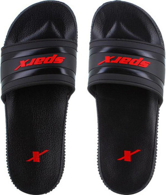 Sparx Men Slides(Black , 9)
