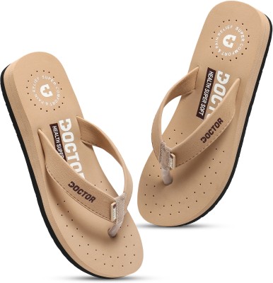 Doctor Health Super Soft Women Newly launch Premium Diabetic Ortho Comfortable Lightweight Pregnancy Antiskid Slippers(Beige , 5)