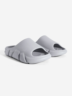 The Souled Store Men Slides(Grey , 7)