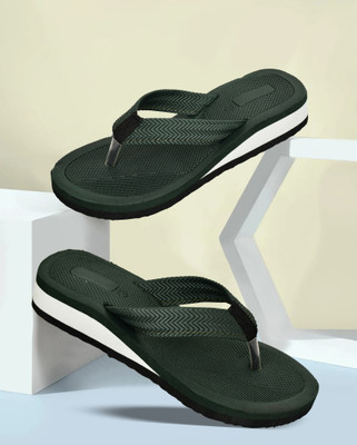 STIFRON Women Slippers(Olive , 6)