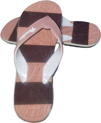LDHSATI Women Slippers(Pink, Maroon , 9)