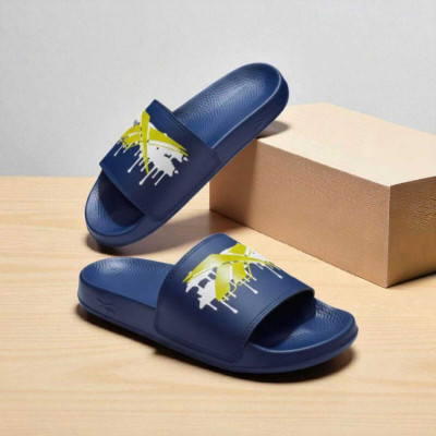 REEBOK Men Slides(Navy , 6)
