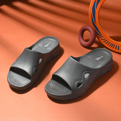 slipover Men Doctor Soft|Orthopedic|Comfort|Lightweight|Durable|Diabetic|Non Slip Slipper Slides(Grey , 8)