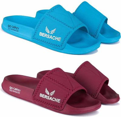 BERSACHE Men Slides(Multicolor , 10)