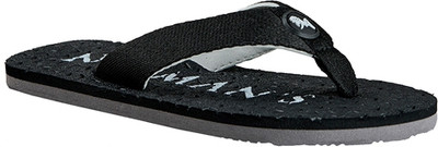 Neemans Men Flip Flops(Black , 7)