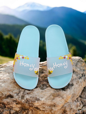 Pampy Angel Women Women Classic, Lightweight, Ultra cushion, Trendy Flipflops, Slipper, Slides Slides(Blue , 5)
