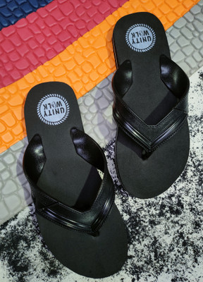 Unity Walk Men Slippers(Black , 6)
