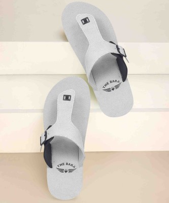 THE BABA Men Slippers(Grey , 6)