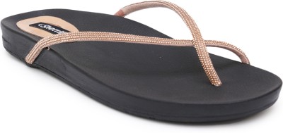 SHERRIF Women Sultan Flip-Flops Flip Flops(Copper , 3)