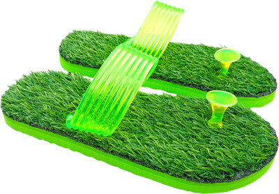 house of common Men Slippers(Green , 8)