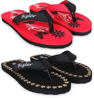 BIZLER Women Soft Ortho Slippers | Lightweight, Non-Slip & Stylish Daily Wear Slippers(Multicolor , 5)