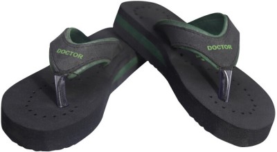 Bhains Ki Ankh Women Flip Flops(Green , 7)