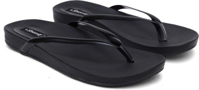 SHERRIF Women Slippers(Black , 4)