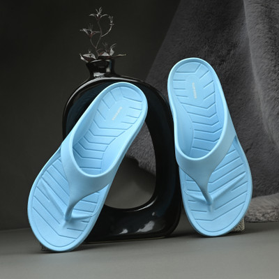 slipover Women Doctor Soft|Orthopedic|Comfort|Lightweight|Durable|Diabetic|Non Slip Slipper Flip Flops(Blue , 4)