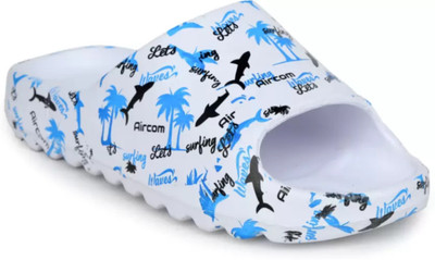 LNT FASHION Men Slides(Blue , 7)
