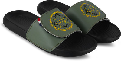 AMDRO Men Slides(Green , 6)