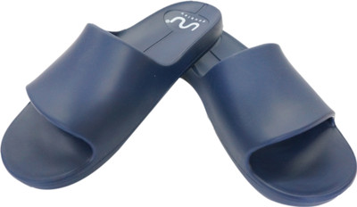 Doubleu Men Men Milano Slide NAVY BLUE Slider Slides(Navy , 9)