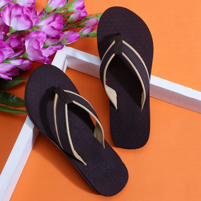 DOCTOR EXTRA SOFT Women Women's House Soft Flat Slippers Ortho Care Orthopaedic Diabetic MCR Comfort Dr Flip Flops(Brown , 5)