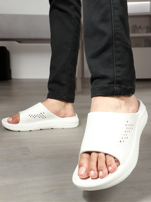 CARLTON LONDON Men Slides(White , 10)