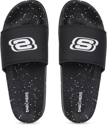 Skechers Women Slides(Black , 6)