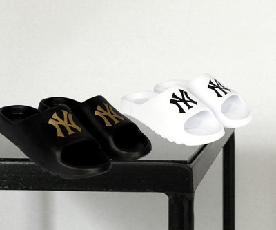 Ambit Men Slippers(Black, Beige , 9)