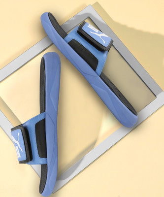PUMA Men Slides(Blue , 11)