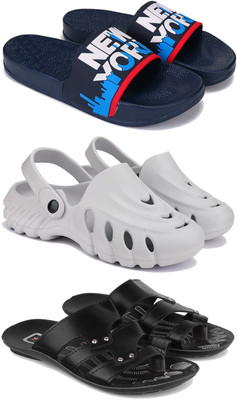 Pennen Men Slippers(Black , 8)