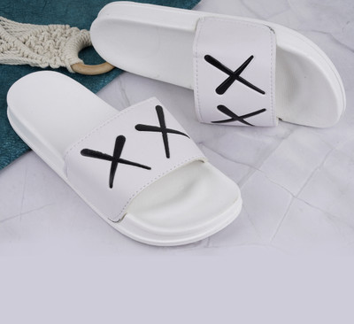 Kroeber Men Slides(White , 7)