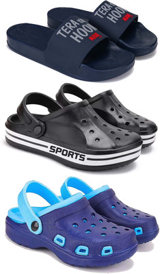 Pennen Men Slides(Blue, Multicolor , 8)