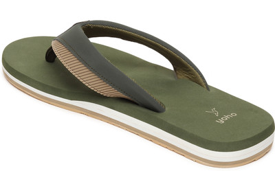 yoho Men Slippers(Olive , 8)