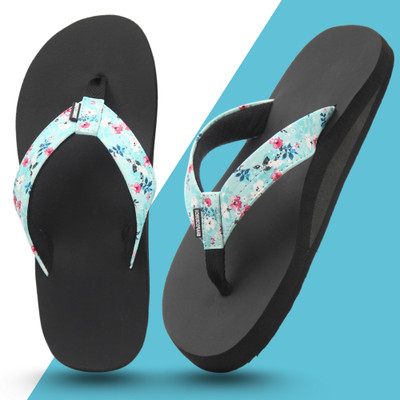 Shapecrunch Women Flip Flops(Multicolor , 7)