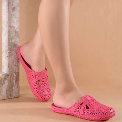 SLIPRA Women Slides(Pink , 6)