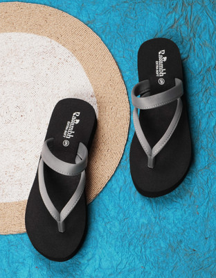 Rasambh Women New Latest Collection of Stylish Slippers Comfortable Soft For Slippers(Grey , 5)