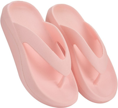 Vokline Women Slippers(Beige , 5)