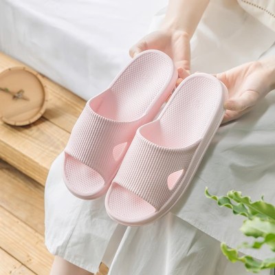 DRUNKEN Women Women Sandals Casual Flats Footwear Women Girls Sliders Flip Flops Slippers(Pink 6)