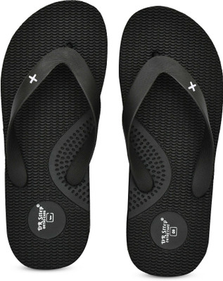 DR STTEP Men Slippers(Black , 8)