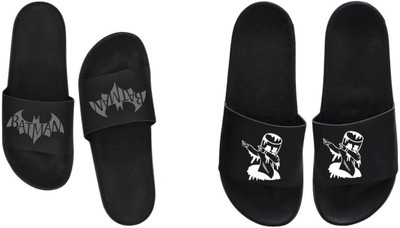 nvisan Men Slides(Grey, White , 10)