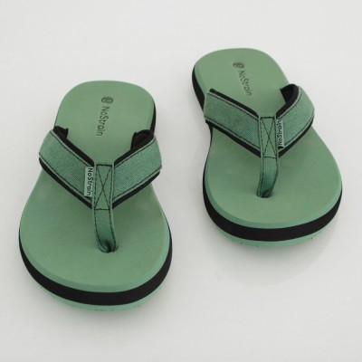 NoStrain Men Slippers(Green , 6)