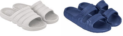 ventus Men Flip Flops(Grey, Blue , 7)