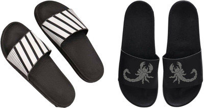 nvisan Men Slides(Grey, Grey , 6)