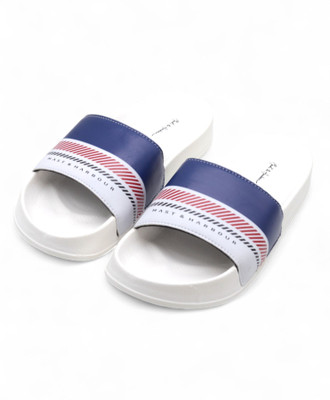 Mast & Harbour Men Slides(White , 7)
