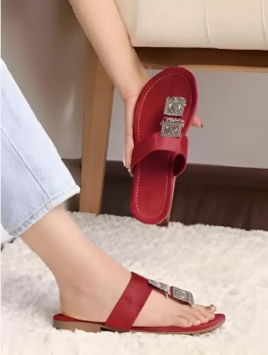 ESA Women Slippers(Maroon , 3)