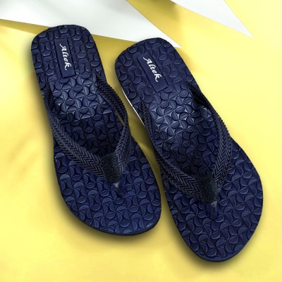 Altek Women Flip Flops(Navy , 5)