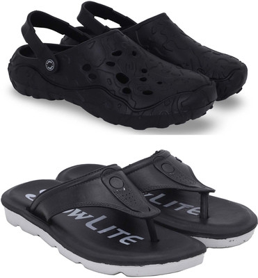 Pampy Angel Men Clogs(Black, Black , 8)