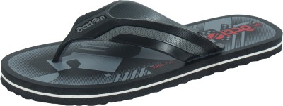 ACTION MILANO Men Slippers(Black , 9)