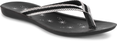 DRACKFOOT Women Flip Flops(White , 7)