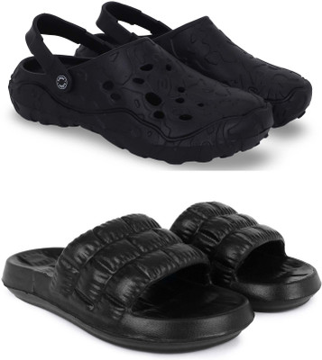 Kapani Fashion Men Clogs(Black, Black , 10)